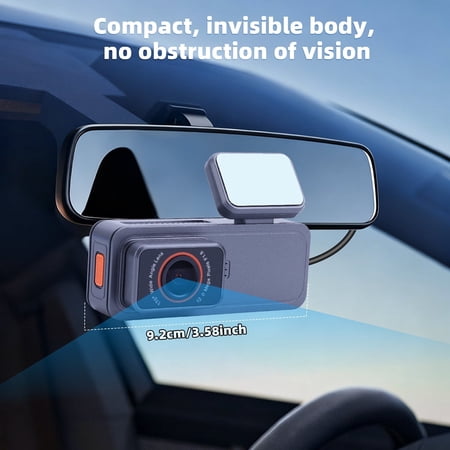 FENGXIH Mini Dash Cam Front 1080P Dash Camera for Cars Dashcam Recorder Built-in 2.4G WiFi Wireless with APP Control Single Car Camera Included 32G Card Night Vision G-Sensor 24H Parking Mode