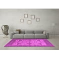thumbnail image 3 of Ahgly Company Indoor Square Oriental Pink Industrial Area Rugs, 5' Square, 3 of 4