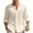 Beige, variant on HUPOM Mens Cardigan Sweater Button Long Sleeve Button Down Casual Solid Mens Sweaters Khaki M(US:6)