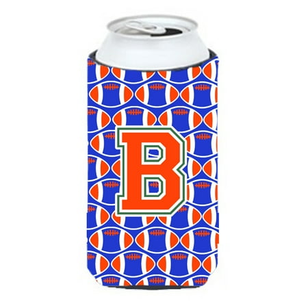 

Carolines Treasures CJ1083-BTBC Letter B Football Green Blue and Orange Tall Boy Beverage Insulator Hugger Tall Boy