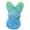 Blue Green, variant on JEWLALO Easter Plush Bunny Toys, 15" Cute Easter Rabbit Plush Toys, Collection Value Plushies, Suitable Hugging Stuffed Dolls, Kawaii Home Decorations, Easter Birthday Best Gifts