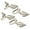 silver, variant on 4PCS Shape Curtain Binders Curtain Buckles Cotton Rope Curtain Tie Backs Hooks Elegant Window Decoration