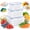 Blue, variant on 2026 Upgraded 4 in 1 Food Storage Container, Fruit Storage Containers for Fridge with Removable Colanders, Household Transparent Plastic Food Storage Box-Including Drain Basket