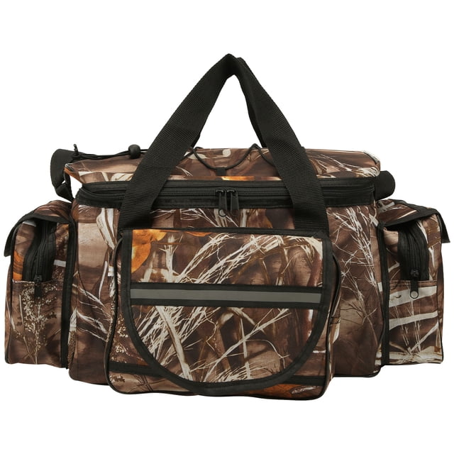 Bolso de hombro de tela Oxford de gran capacidad para señuelos y aparejos de pesca