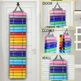 thumbnail image 3 of Hands DIY Vinyl Roll Holder Vinyl Storage Rack with 12/24 Compartments Wall Mount with 2 Hook Craft Vinyl Roll Keeper for Craft Room Closet Studio, 3 of 8