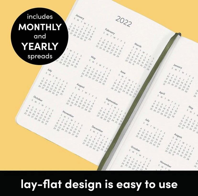 Paperage 2022 Planner With Weekly And Monthly Views