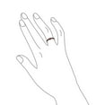thumbnail image 3 of Bling Jewelry Womens Channel Set Crystal Eternity Band Ring Stainless Steel 6MM, 3 of 5