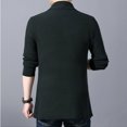 thumbnail image 5 of OmicGot Cardigan Mens Sweaters Spring Autumn Men Casual Cardigan Jacket Man Solid Color Long Sweater Windbreaker Single Button Coats, 5 of 5