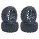 thumbnail image 4 of Juego de 4 neumáticos hexagonales de 12 mm para Wltoys 124018 124019 1/14, accesorio para vehículo de control Negro, 4 of 6