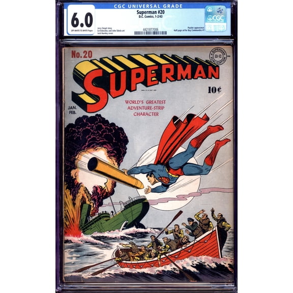 Superman #20 - CGC 6 Comic Book