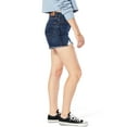 thumbnail image 3 of Signature by Levi Strauss & Co. Juniors' High Rise Cut-Off Shortie Shorts, 3 of 4
