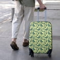 thumbnail image 3 of Yellow Blue Butterfly Pattern Luggage Cover Fashion Suitcase Cover Baggage Covers Fit 25-28 Inch Luggage (Go Travel), 3 of 5