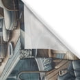 thumbnail image 3 of Ambesonne Art Nouveau Kitchen Curtains, Panorama of a Pool Hall, 55"x45", Pale Taupe Blue Grey, 3 of 3