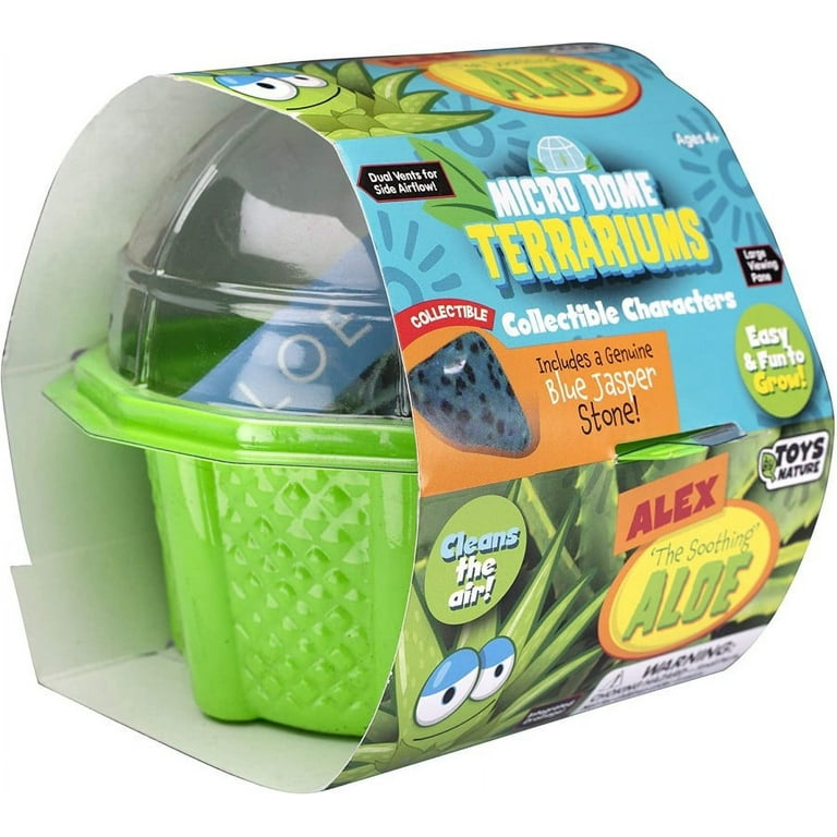 Toys By Nature Character Micro Dome Aloe Plant Terrarium Kit