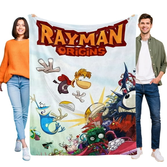 Rayman-Anti-Pilling Flannel Blanket Soft Lightweight Plush Fuzzy Cozy Luxury Blanket for Home and Kitchen Use – Perfect for Kids and Adults 32"*48"(80cm*120cm)
