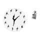 thumbnail image 5 of Reloj de pared con diseño de bailarina de ballet, silencioso, decorativo, para cocina, oficina, hogar, estatua de Guan Yin, figura de Kuanyin, Feng Sh, 5 of 8