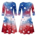 thumbnail image 6 of BOMYJESK 4th Of July Dresses for Women Maxi Dress 250th Anniversary Stars Stripes Midi Dresses Vintage Independence Day 2026 Summer Dresses Elegant Classy Resort Wear Light Blue M, 6 of 7