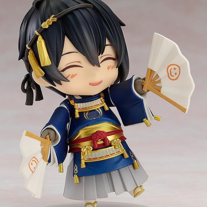 Newly Mikazuki Figure Q Version Standing Mikazuki Munechika Anime Figures 10cm/3.9inch PVC Character Model Collectible for Anime Fans Gift