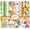 Multicolor, variant on Inkdotpot Summer Fruit Theme Collection Double-Sided Scrapbook Paper Kit Cardstock 12"x12" Card Making Paper Pack With Sticker Sheet - 16 Pages - Multicolor