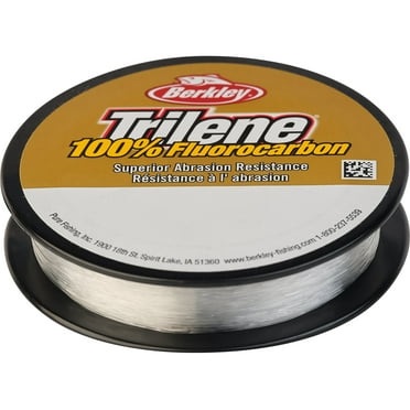 Berkley Trilene® 100% Fluorocarbon Fishing Line, Clear, 17 lb Test Strength, 200 yd
