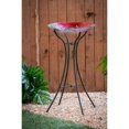 thumbnail image 3 of Garden Metal Hourglass Shape Bird Bath Stand for Outdoors | Fits up to 18" Diameter Bowls | Weatherproof Easy Assembly | 4 Stable Legs for Garden Patio Outside, 3 of 5