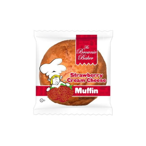 Brownie Baker Strawberry Cream Cheese Muffin, 6 Ounce 36 per case