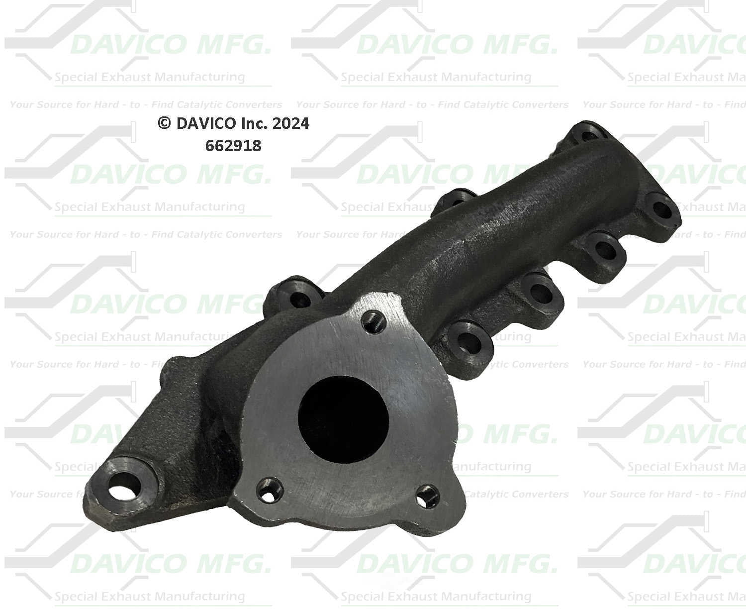 Davico Mfg 662918 Stand alone Exact-Fit exhaust manifold