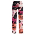 thumbnail image 6 of Fabrcox Halloween Pajamas Pants for Women Pumpkin Ghost Moon Women Sleep Pants Fall Winter Festival Soft Womens Lounge Pant XXXL, 6 of 6