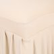 thumbnail image 3 of Funda para silla con volantes elásticos, ideal para bodas, banquetes y hoteles, en tono champán, resistente y fácil de limpiar., 3 of 7
