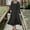 A01 Black, variant on LSOLMD Womens Cotton Linen Long Sleeve Loose Maxi Dress Plus Size Casual Flowy Pleated Crewneck Beach Dress with Pocket