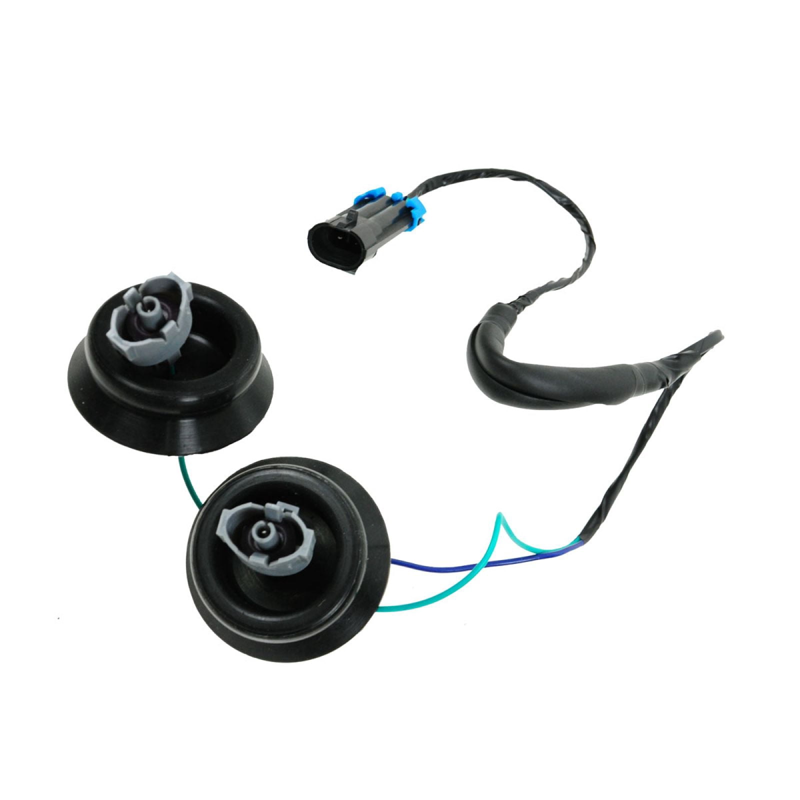 TRQ Engine Knock Sensor Harness with Dual Grommets for Cadillac Chevy GMC ESA94916