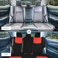 thumbnail image 3 of For 2014-2019 Toyota Corolla S,SE,LE (NOT FIT XSE) FH Group Ultraflex  Neoprene Custom Fit Car Seat Covers - Red Rear Seat, 3 of 5