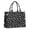 Black Halloween Cat, variant on Large Capacity Tote Bag,Beige Halloween Skull Pumpkin Pattern Handbag Fashion Luxury Tote Bag,15.7"x13"x 5.1" Inches,Laptop Compatible