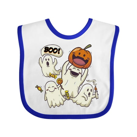 

Inktastic Halloween Ghosts Gift Baby Boy or Baby Girl Bib