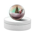 thumbnail image 2 of Maoww USB Powered Electric Rotating Display Stand Mirrors Turntable Jewelry Holder White Mirror, 2 of 9
