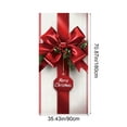 thumbnail image 3 of Christmas Tree Decorations New 35 X 71 Inch Christmas Door Cover Christmas Door Curtain Christmas Day Door and Wall Decoration Festival Party Decoration A One Size, 3 of 9
