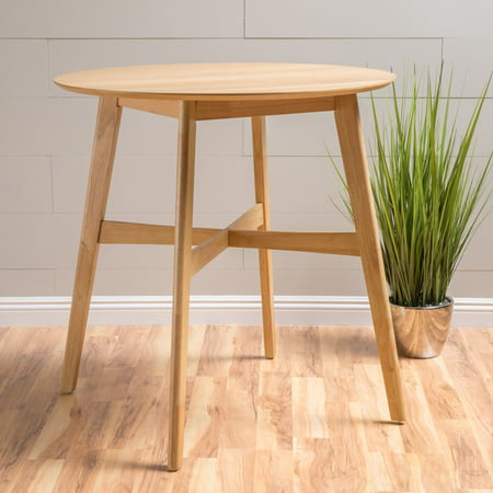 Groban Natural Oak Finish Wood Counter Height (Best Finish For Silky Oak Furniture)