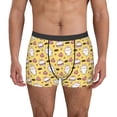 thumbnail image 1 of Wukai Rabbit Hunger Print Men’s Underwear Breathable Boxer Briefs, Moisture Wicking & Breathable-Medium, 1 of 5