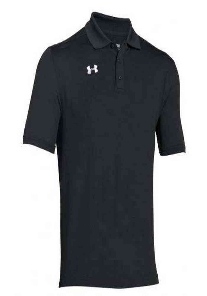 Under Armour Men's UA Team Armour Golf Polo Shirt 1287622 (Black, 2XL)