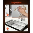 thumbnail image 6 of KFFKFF Commercial Electric Drawer Warmer, Three-Drawer Stainless Steel Food Warmer, Freestanding Warming Drawer Cabinet, 85°F–185°F Adjustable Temperature Range, for Restaurants, Buffets,and Bakeries, 6 of 9