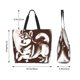 thumbnail image 5 of Disketp Vintage Husky Dog Bolsa Tote Estampada para Mujer, Bolso de Hombro y de Mano para Compras y Viajes, 5 of 8