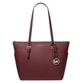 thumbnail image 1 of Bolso Michael Kors Charlotte, grande en la parte superior, con cierre, sangre de buey, 1 of 3