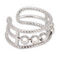 thumbnail image 4 of Joyería de anillo abierto Spinner de cuentas apilable ligero anillos antiestrés para aliviar el estrés para fiesta para hombre, 4 of 8