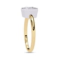 thumbnail image 3 of IGI Certified Lab Grown Diamond Engagement Ring | Center 7MM Cushion Cut Bezel Set Solitaire Anniversary Wedding Rings For Women In 14k Solid Yellow Gold | F-G, VS-SI Quality (1.75 Ctw) Ring Size-8, 3 of 7