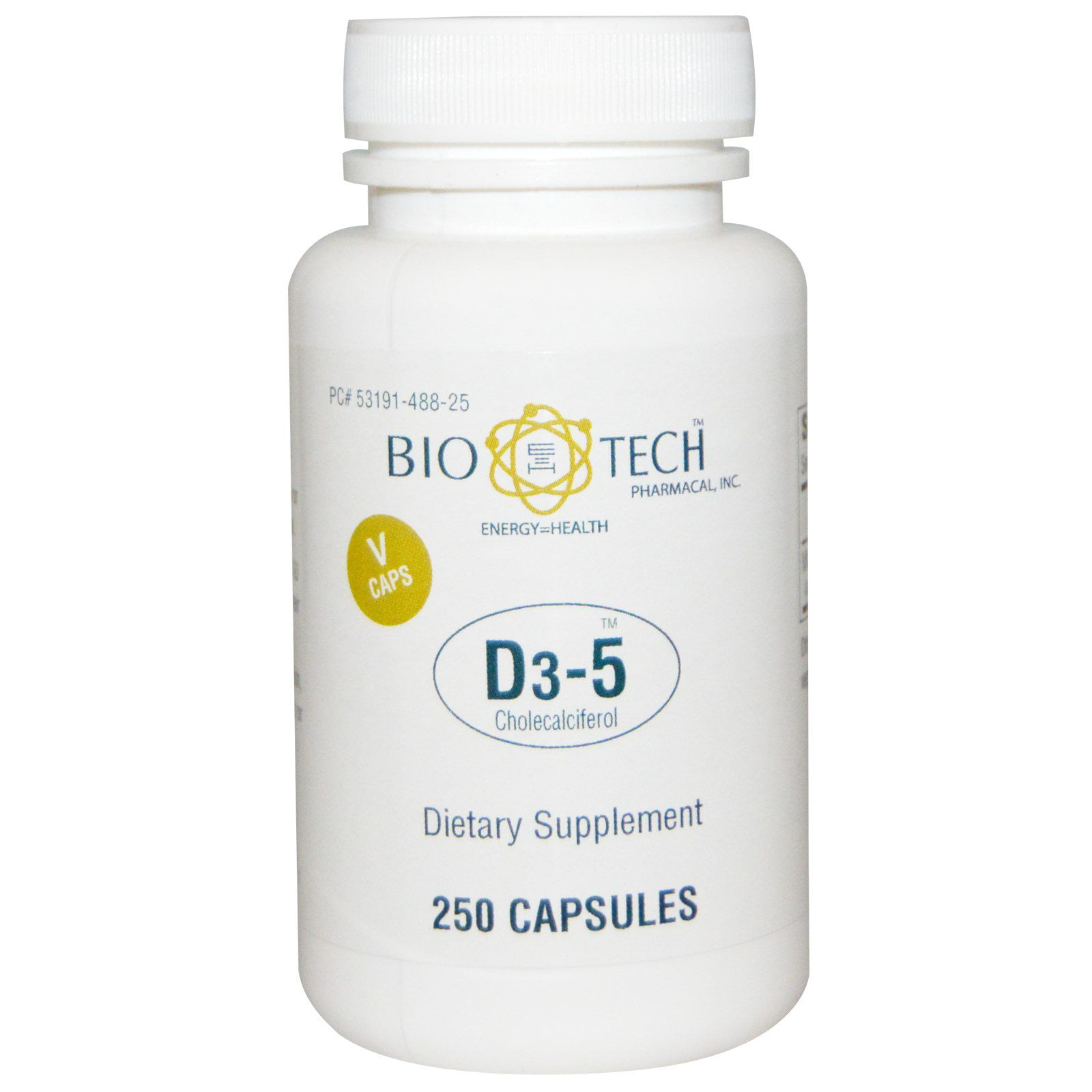 Bio Tech Pharmacal D3-5 Cholecalciferol 250 Capsules - Walmartcom
