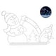 thumbnail image 4 of Adornos animados de Navidad Diversión navideña Adornos animados Cadena de luz Jardín Nieve Resplandeciente Marco decorativo Signo Interior Celebración al aire libre Decoración ANGGREK Otros, 4 of 8