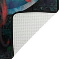 thumbnail image 4 of FREEAM Pirate Skull Non Slip Area Rug for Living Dinning Room Bedroom Kitchen, 4' x 6'(48 x 72 Inch), Sugar Skull Nursery Rug Floor Carpet Yoga Mat, 4 of 6