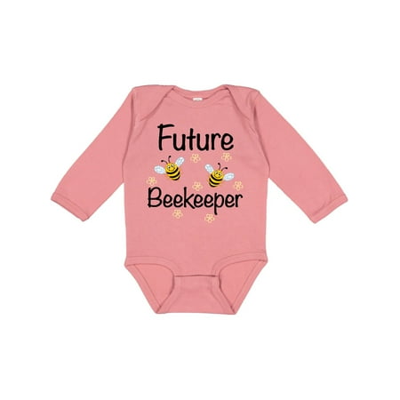 

Inktastic Future Beekeeper Honey Bee Gift Baby Boy or Baby Girl Long Sleeve Bodysuit