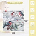 thumbnail image 2 of SKYSONIC Red Bird on Wooden Baby Muslin Washcloths Face Towel, Watercolor Burp Cloths Cotton Wipes 5 PCS Infant Wash Cloth for Newborn Boys Girls 12"x12", 2 of 7