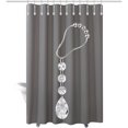 thumbnail image 4 of 12PCS Gemstone Crystal Bead Shower Curtain Hooks Rings for Bathroom, Water Drop Stainless Steel Rust Resistant Clear Shower Curtain Rings Bathroom Decorations, 4 of 7